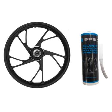 Imagem de Roda Dianteira Liga Leve Titan Fan 160 2016 A 2024 Freio Disco + 1 SELANTE SPEC 300ML