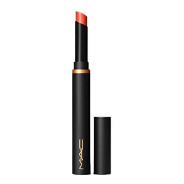 Imagem de MAC Powder Kiss Velvet Blur Slim Stick Batom - 895 Sorry Not Sorry (Dirty Pumpkin Orange)