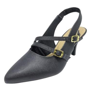 Imagem de Scarpin Slingback Ultra Conforto Salto Fino Médio Modare