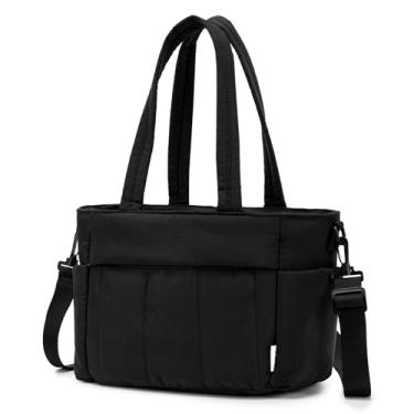 Imagem de NOL Natural Organic Lifestyle Lancheira feminina – Bolsa térmica leve e inchada à prova de vazamento com alça ajustável, congelável e isolada para trabalho/exterior (preto)