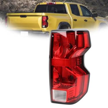 Imagem de YEQSHNG Luz traseira externa tipo halogêneo RH com montagem de lâmpadas compatível com Chevy Colorado LT 2023-2024/Trail Boss/caminhão de trabalho incandescente Chevrolet Tail Lamp lado direito do
