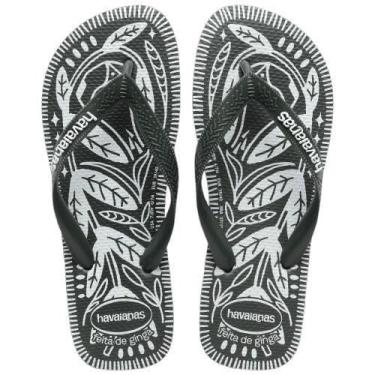 Imagem de Havaianas Ginga, Chinelo Infantil Feminino, Verde Olive, com Glitter, Estampado Abstrato (BR, Adulto, Numérico, 37)