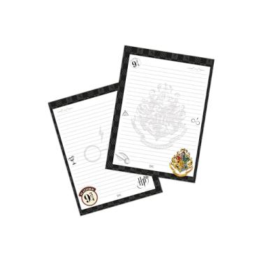 Imagem de DAC - Acessório para Fichário Universitário com 48 folhas 5 Divisória e Adesivos - Harry Potter
