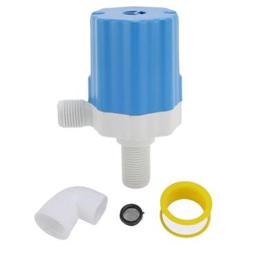 Imagem de Fafeicy Válvula Automática de Controle de Nível de água, Encadeamento de 1/2 Polegada Válvula de Flutuação Embutida para Tanque de água Solar de Piscina, Faixa de Pressão de 0,1-12 Kg, 158 (ENTRADA