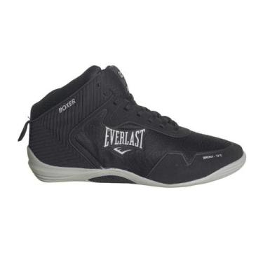 Imagem de Tênis Masculino Everlast Boxer Preto, Preto, Cinza, 36
