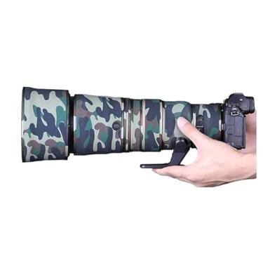 Imagem de CHASING BIRDS Capa protetora de lente camuflada à prova d'água para Nikon Z 400 mm f/4.5 VR S capa protetora de lente à prova de chuva versão IV (verde militar)