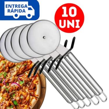 Imagem de Cortador de Pizza Profissional em Aço Inox, Lâmina Circular, Design Ergonômico, para Uso Doméstico e Comercial (10)