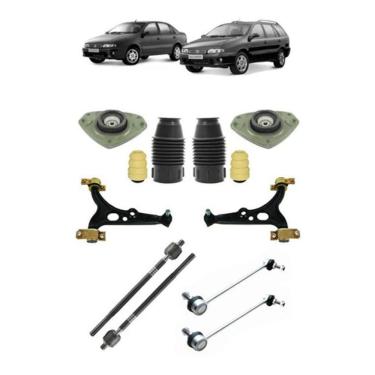 Imagem de Kit Suspensão Bandeja Bieleta Axial Kit Amortecedor Marea