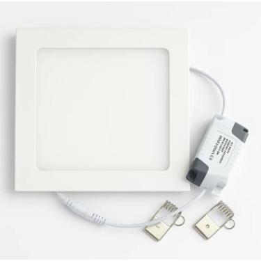 Imagem de Plafon Painel De Led Quadrado 19Cm Bivolt 15W 6500K - Lorben