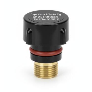 Imagem de Capa Curta Para Tocha Tig Wp 26 / Sr18 26mm 6778 Sc Weld Unica, Unica,