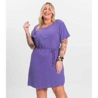 Imagem de Vestido Infinita Cor Roxo, Plus G2, Roxo