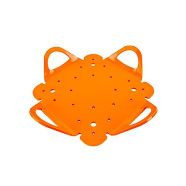 Imagem de Malta Dynamics Placa de ancoragem de 4 vias com 4 pontos de conexão, âncora de aço revestida a pó para telhados de madeira, metal ou concreto, compatível com OSHA/ANSI