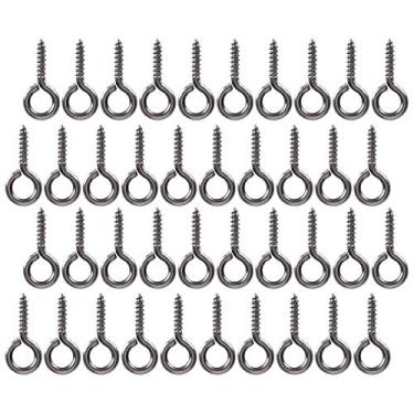 Imagem de RiToEasysports Lápis de Olho de Parafuso de Pérola 200pcs para Acessórios de Jóias DIY, Canetas Resistentes a Desgaste para Pingentes de Pérolas, 5x12 Mm, 4 Cores, para Entusiastas de Jóias Artesanais (Preto prateado)