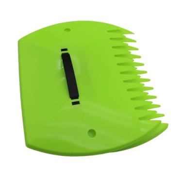 Imagem de Ｂｅｓｇａ Pás para folhas, garras, pegadores de folhas, ferramentas de jardinagem, ancinhos manuais para recortes de grama, espalhamento de detritos, cobertura, Retângulo Verde Claro