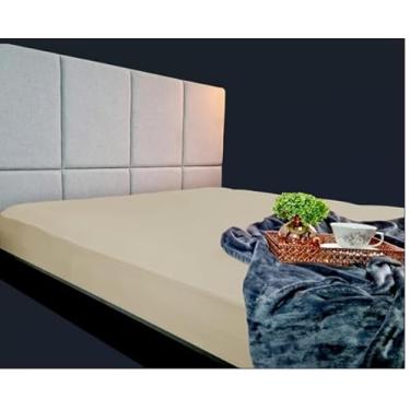 Imagem de Capa de Colchão Casal Malha Mista 70% Algodão / 30% Poliéster Ravena 60 GR com Zíper, Toque Macio, Proteção Total 138X188X25cm – CAMITALIA