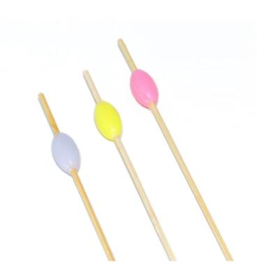 Imagem de Palito em Bambu para Petiscos 12cm/20 unidades Enfeite Colorido - SilverFestas