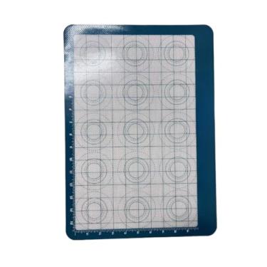 Imagem de Tapete de Silicone, Tapete de Silicone Culinario, para Bolo de Massa óleo e Panelas Cozinhar, 42 Cm X 30 Cm / 21cmx30cm(COM MEDIDOR GRANDE AZ,42X30CM)