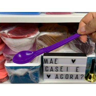Imagem de Kit 2 Unidades Colher Ilumina Roxa Tupperware