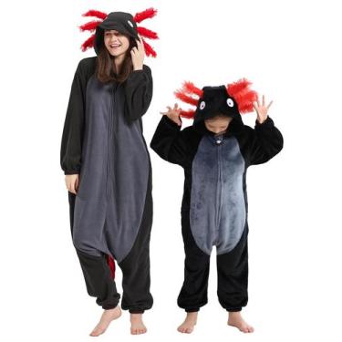Imagem de Pijama de macacão DELEY Axolotl, cosplay unissex de Halloween