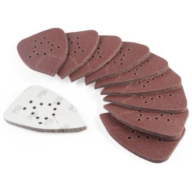 Imagem de Sander Sandpaper S SATC Mouse 60 Grit 50 PCS 135 x 95 mm 12 furos