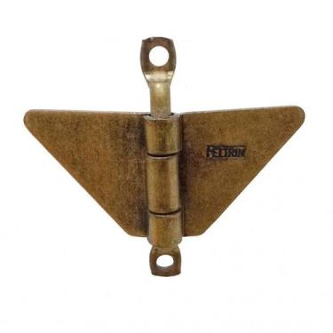 Imagem de Kit 5 Borboleta e 5 Prendedor Janela Guilhotina Ouro Velho - FELTRIN