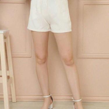 Imagem de A-Lows V&F SHORT ALFAIATARIA CINTURA ALTA COM ZIPE, Branco, G