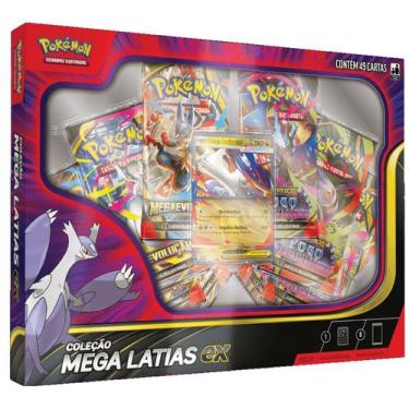 Imagem de Pokemon - box mega latia - 35862 - copag da amazon