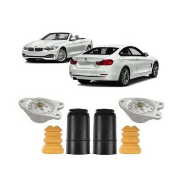 Imagem de 2 Coxim + Batente Coifa Traseiro Bmw 428i 2014 2015 2016 - QualyKits