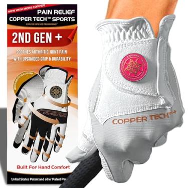 Imagem de Luvas de golfe Copper Tech Plus Woman's Worn on Left Hand for The Right Handed Golfer