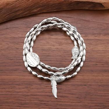 Imagem de Tornozeleira boêmia feminina boêmia, design de folha de peixe, joia de praia, presentes