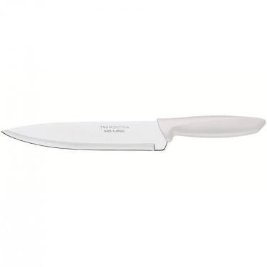 Imagem de Faca 8 Chef Tramontina Plenus Em Aço Inox Off White
