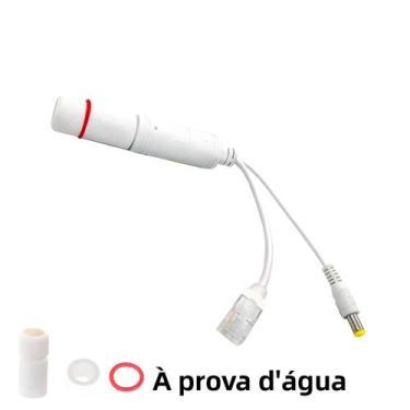 Imagem de Cabo Divisor POE À Prova d'Água 12V Para Câmera IP, Módulo Adaptador D