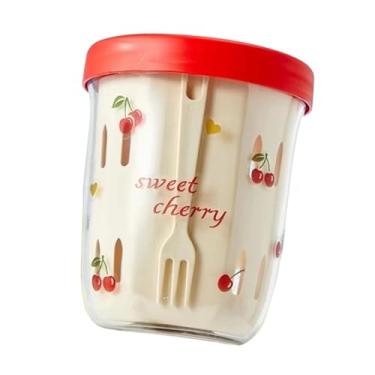 Imagem de Baoblaze Copo para armazenar salada de frutas, portátil, prático, conveniente e leve, com cesto de drenagem. Ideal para festas e escritórios, Style E