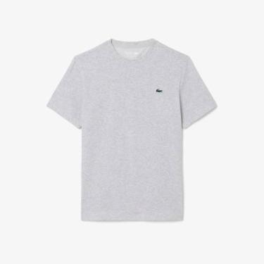 Imagem de Camiseta Ultra-Dry Estampada Esportiva - LACOSTE, Cinza mescla, 2XL