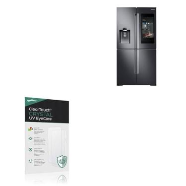 Imagem de BoxWave Protetor de tela compatível com o refrigerador Samsung Family Hub com alto-falante AKG - ClearTouch Crystal Anti-UV Eye Care (pacote com 2), filtra a luz azul prejudicial reduz a fadiga