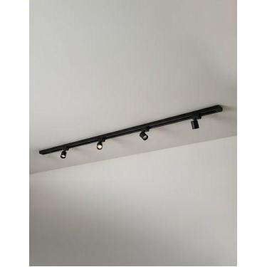 Imagem de Trilho Eletrificado 1,5m + 4 Spots 7w Led Minimalista Bivolt - Bela Ho