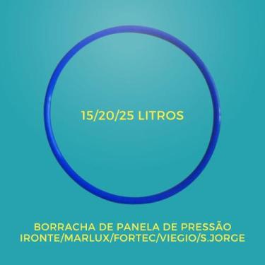 Imagem de Borracha Silicone Panela De Pressão De 15/20/25litros Ironte/Marlux - 