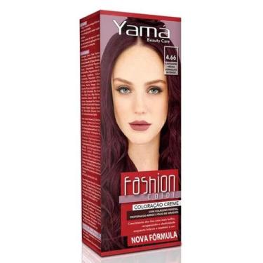 Imagem de Coloração Fashion Color 4.66 Castanho Médio Vermelho Intenso 60g - Yam