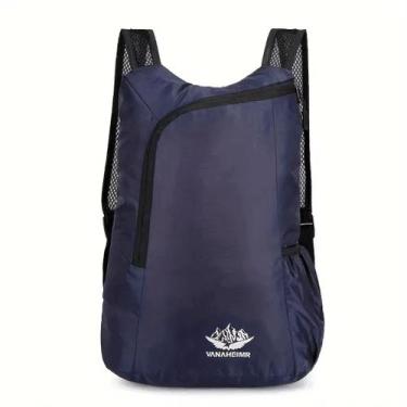 Imagem de Mochila Gold Sports Dobrável Portátil Premium 20 litros, Único, Azul, 