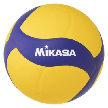 Imagem de Bola de Voleibol V330W Padrão FIVB Amarela E Azul Mikasa