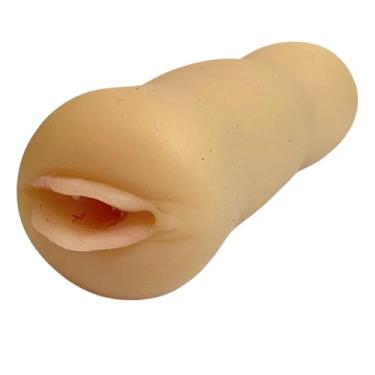 Imagem de Sextoy Masturbador Masculino Brinquedo Adulto Formato Vagina Realística Material Texturizado
