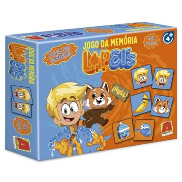Imagem de Jogo Da Memória em Madeira 40 Peças Youtuber Lopers
