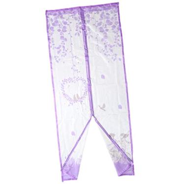 Imagem de barenx Porta de tela Magneti, porta de tela instantânea com cortina de malha de fita mágica de moldura completa para porta dianteira/traseira, casa, exterior, crianças/animais de estimação passam