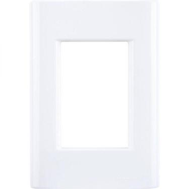 Imagem de Placa 3 Postos 4x2 Tramontina Giz Branca