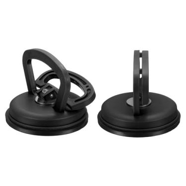 Imagem de PATIKIL Ventosa de tela de 2 peças, espessamento de ventosa de reparo de tela de telefone de 4,5 polegadas, preto