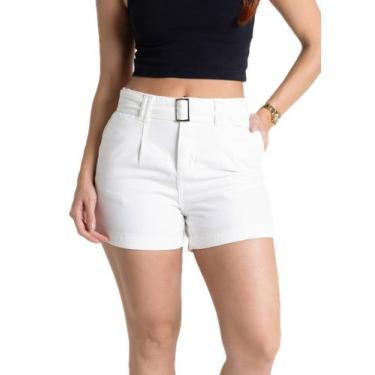 Imagem de Shorts Sarja Sawary - 278232 - Off white 44, Branco, 44