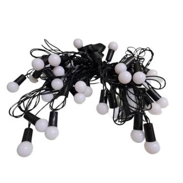 Imagem de Kit 2 Cordão Pisca Pisca Natal Com 40 Bolinhas Colorida Led - Lynx Pro