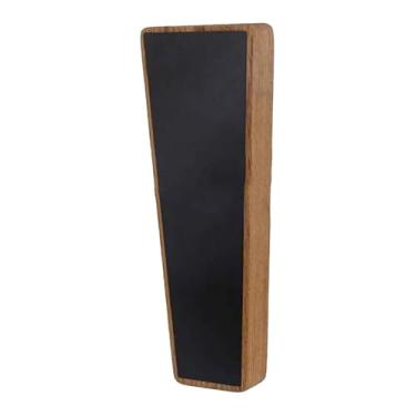 Imagem de Ｂｅｓｇａ Puxador de de cerveja em madeira com lousa para kegerator, dispensador portátil, puxador criativo para de cerveja em cervejarias e, Cor de Madeira Escura