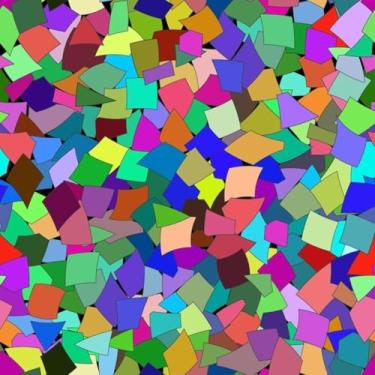 Imagem de Quadro Decorativo Abstrato Seamless Pattern Papel Grande para Sala e Escritório Estilo Moderno 50x50cm