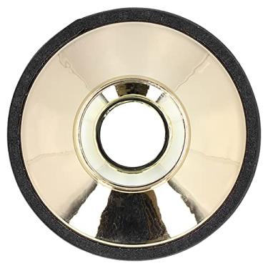 Imagem de Matybobe Saxofone Silenciador Alto Instrumento Acessórios de Treinamento Musical Iniciantes Crianças Silencioso ABS Material (Ouro)